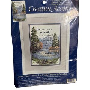 Creative Accents Counted Cross Stitch Kit Serenity Prayer Sealed‎